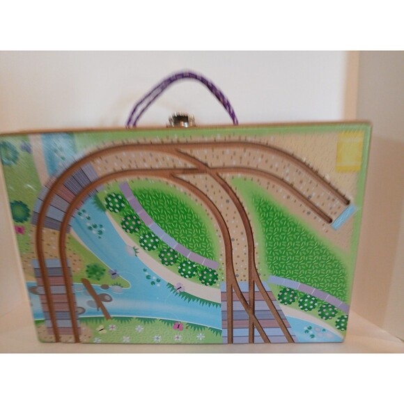 Melissa &Doug Take-Along Kingdom & Case Partial Missing A Few Pieces Super Nice - Picture 1 of 16